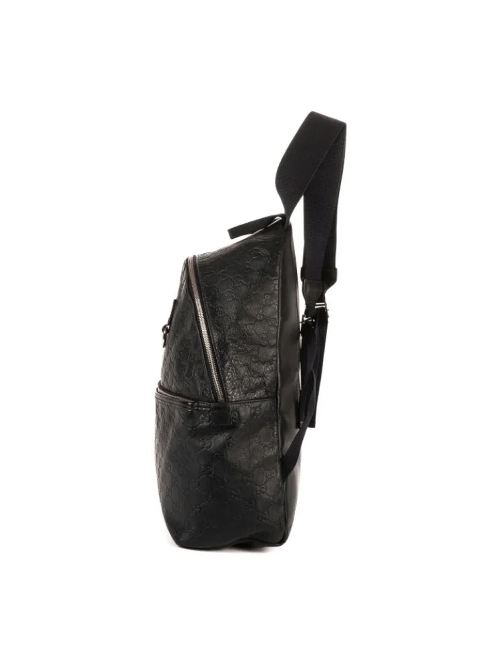 Gucci Rider Backpack Navy Guccissima - Picture 3 of 11